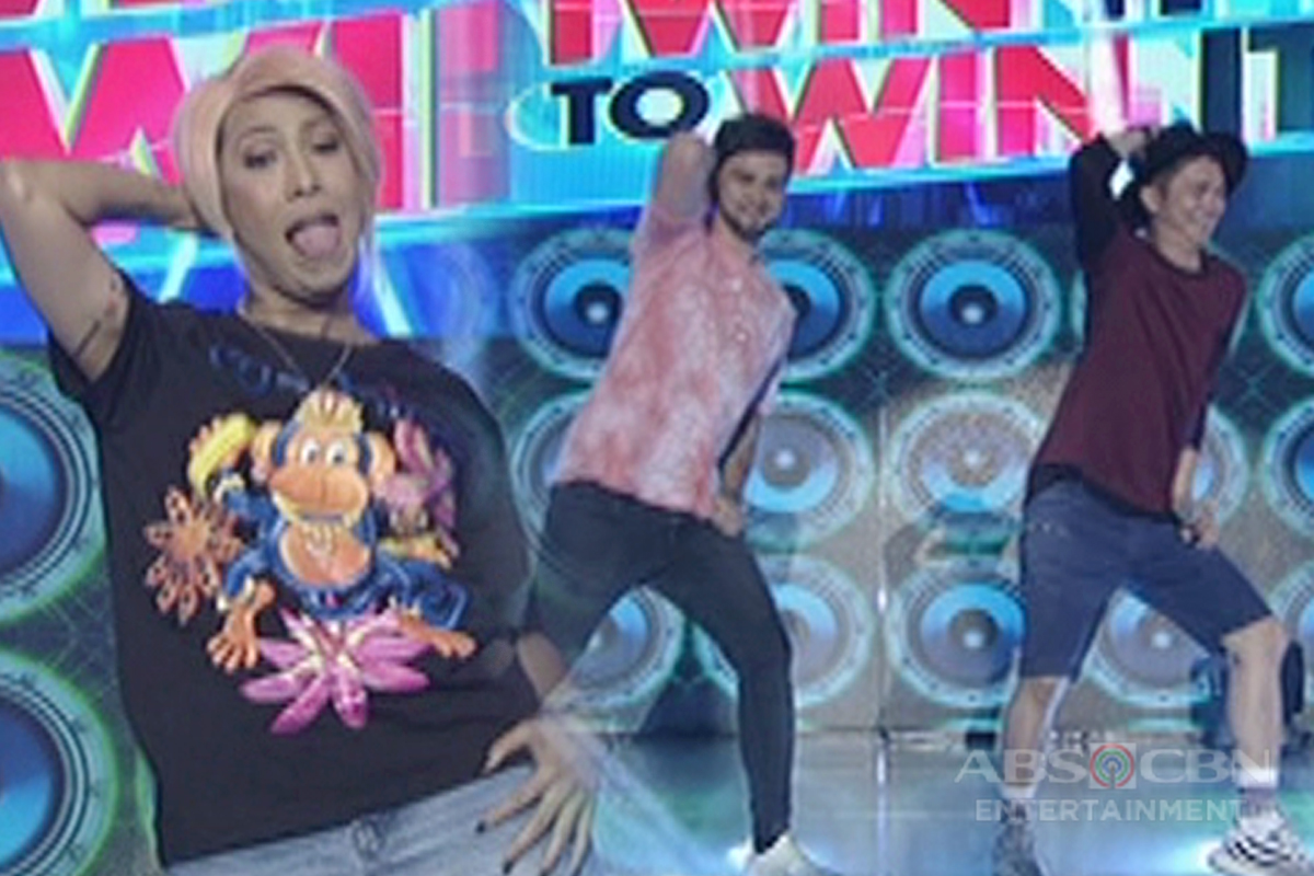 Vice Ganda Ipinakita Kina Vhong At Billy Ang Papogi Dance Step ABS