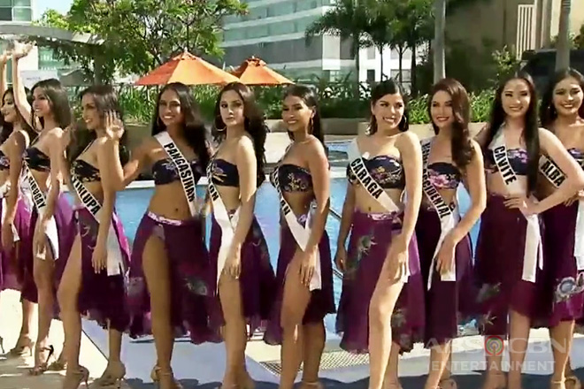 Mga Kandidata Ng Bb Pilipinas Suot Na Ang Sash Ng Kanilang Probinsya