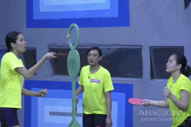 Pbb Otso Day Pbb Girls Panalo Sa Pingpong Challenge Laban Sa Camp