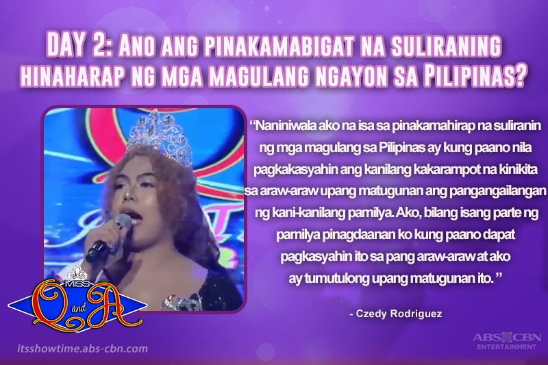 Balikan ang winning answers ng kaunaunahang Miss Q & A Intertalaktic