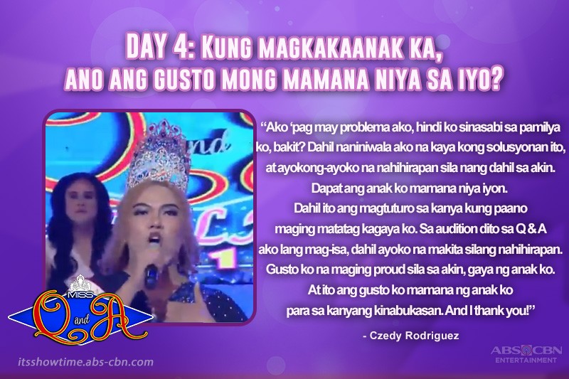 Balikan ang winning answers ng kaunaunahang Miss Q & A Intertalaktic