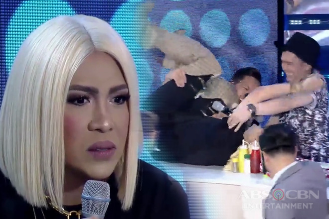 Its Showtime Vice Ganda Ginawang Basahang Pamunas Ng Lamesa Nina