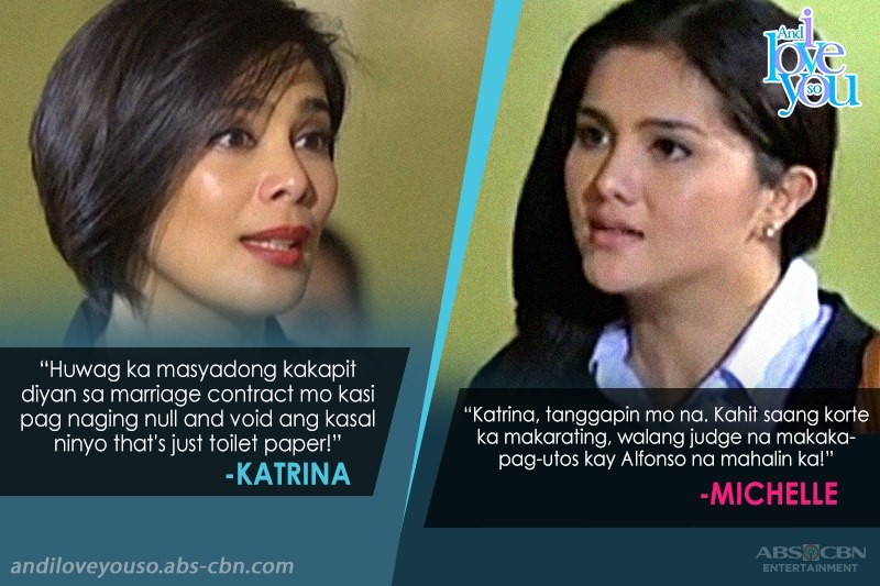 Michelle vs Katrina in And I Love You So