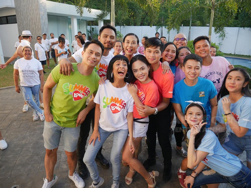 IN PHOTOS Kadenang Ginto Cast for ABSCBN’s “Summer Is Love” Station
