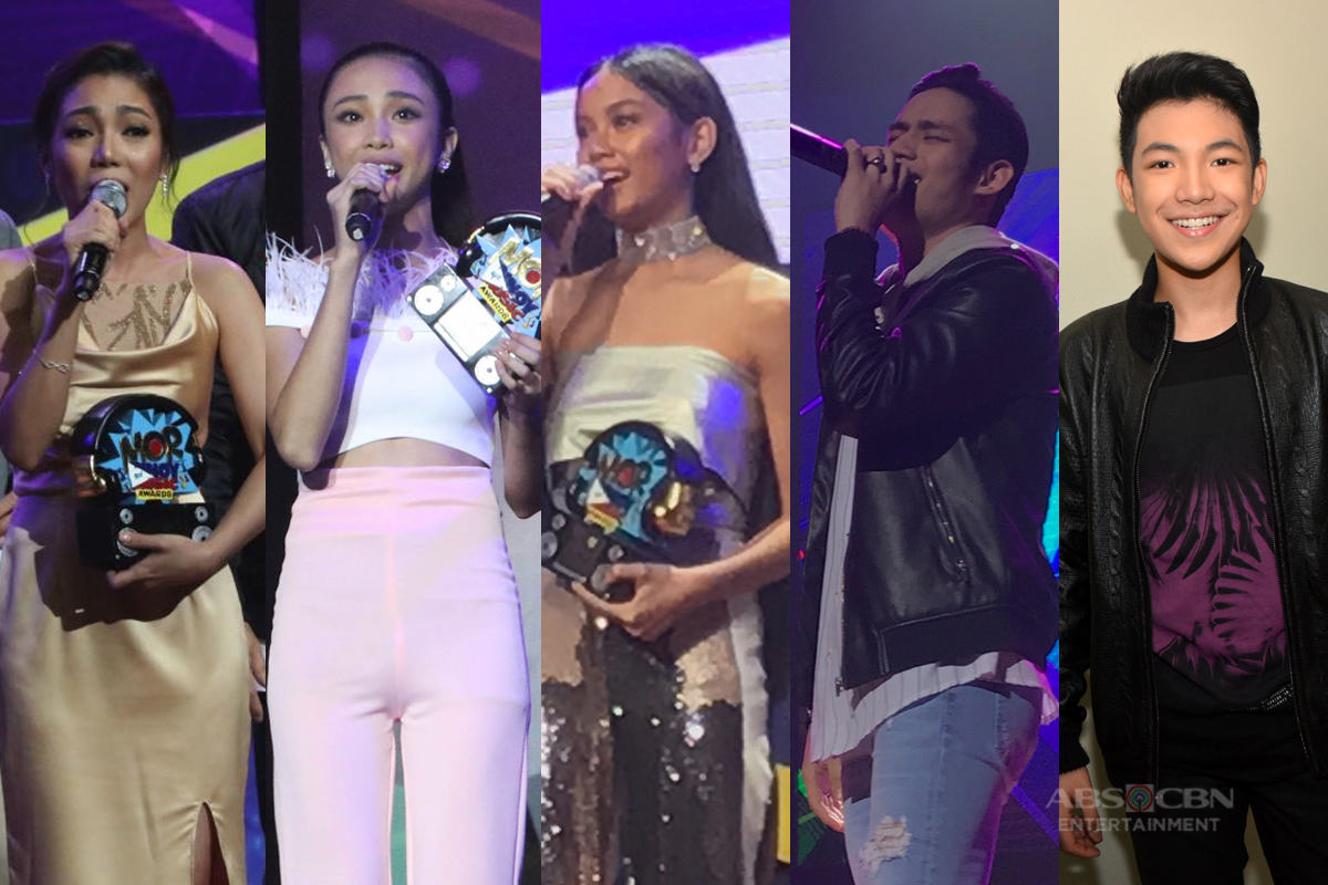Jona, Darren, Michael, and Ylona win top awards in 2017 MOR Pinoy Music