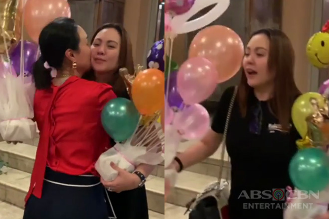 Claudine Barretto Binigyan Ng Birthday Suprise Ang Kapatid Na Si Gretchen Barretto Abs Cbn