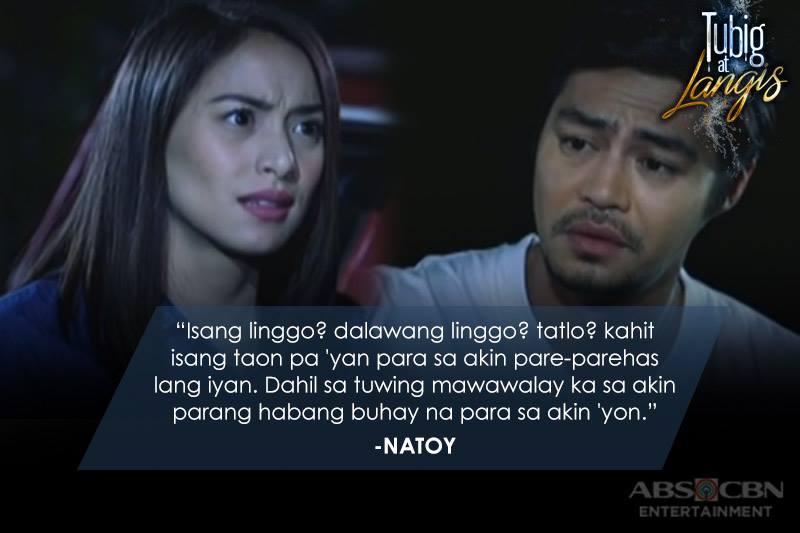 Mga linya ng pagsusumamo ni Natoy kay Irene