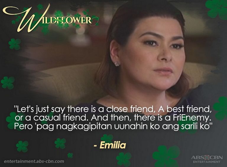 Mga linyang tumatak sa Wildflower