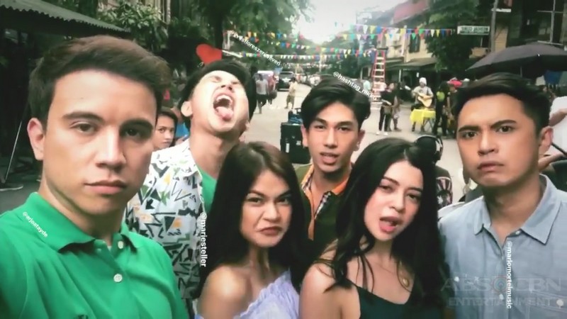 LOOK: Mga kaganapan sa likod ng teleseryeng ‘Hanggang Saan’