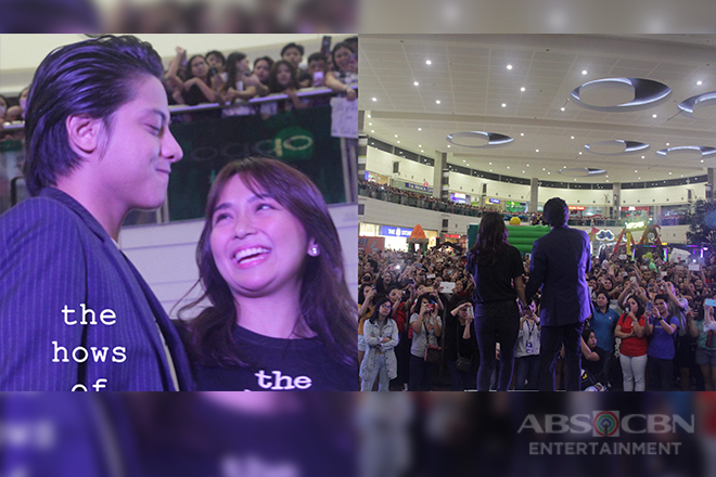 LOOK: KathNiel, labis ang suportang natanggap sa kanilang 'The Hows Of Us' mall show!